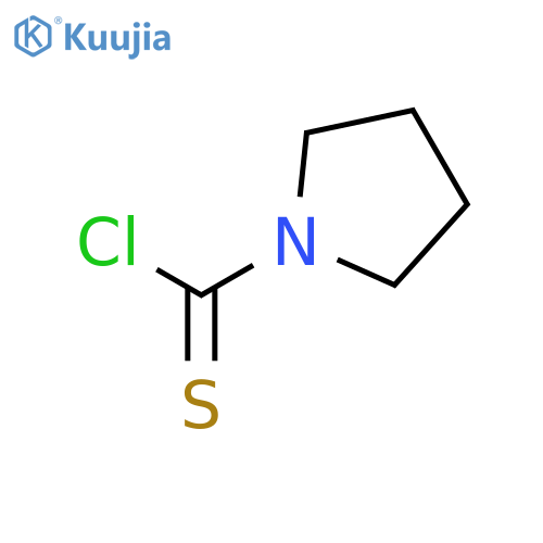 1-Pyrrolidinecarbothioyl chloride structure