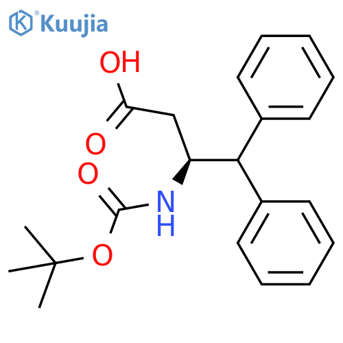 Benzenebutanoic acid, b-[[(1,1-dimethylethoxy)carbonyl]amino]-g-phenyl-, (S)- (9CI) structure