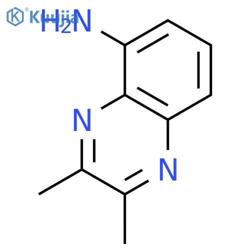 5-Quinoxalinamine,2,3-dimethyl- structure
