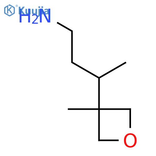 3-(3-methyloxetan-3-yl)butan-1-amine structure