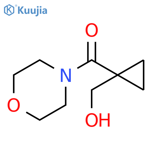 (1-(Hydroxymethyl)cyclopropyl)(morpholino)methanone structure