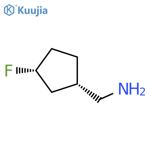 [cis-3-fluorocyclopentyl]methanamine structure