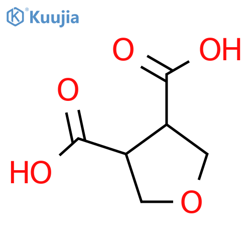 trans-tetrahydrofuran-3,4-dicarboxylic acid structure