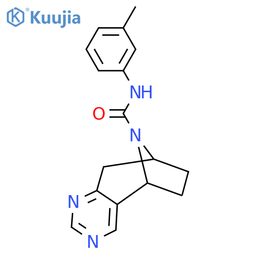 N-(3-methylphenyl)-4,6,12-triazatricyclo[7.2.1.0^{2,7}]dodeca-2(7),3,5-triene-12-carboxamide structure
