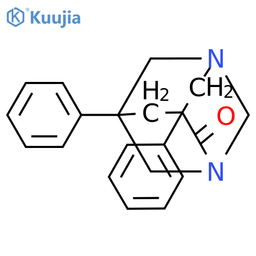 5,7-diphenyl-1,3-diazatricyclo[3.3.1.1^{3,7}]decan-6-one structure