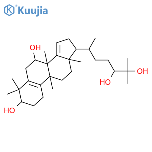 19(10→9),30(14→8)-Bisabeoeupha-5(10),14-diene-3,7,24,25-tetrol; (3β,7α,24R)-form structure