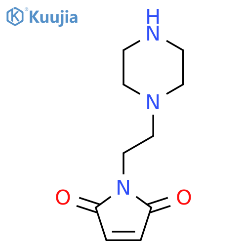 1-2-(piperazin-1-yl)ethyl-2,5-dihydro-1H-pyrrole-2,5-dione dihydrochloride structure