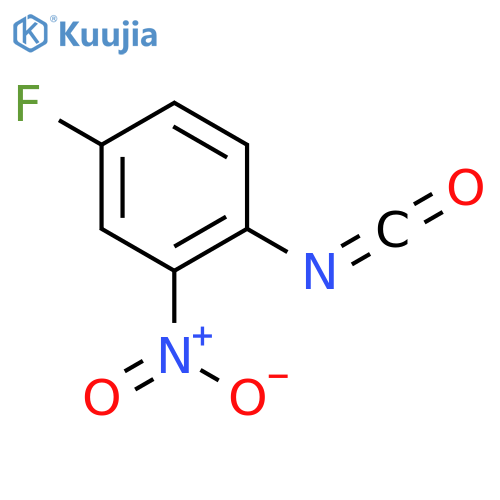 Benzene,4-fluoro-1-isocyanato-2-nitro- structure