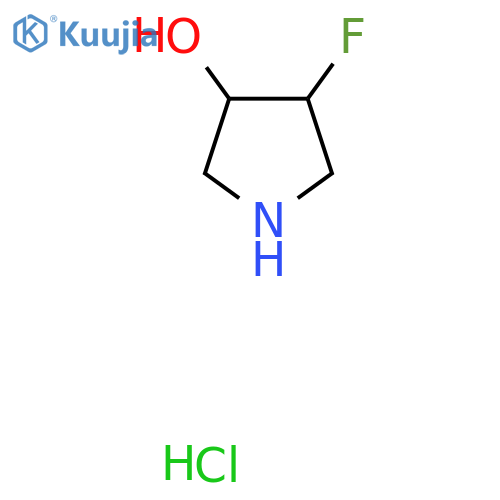 (3S,4S)-4-fluoropyrrolidin-3-ol hydrochloride structure