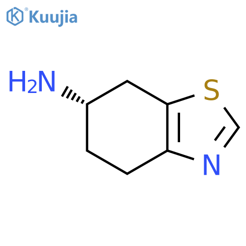 (6S)-4,5,6,7-tetrahydro-1,3-benzothiazol-6-amine structure