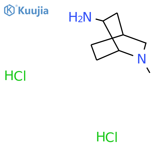 2-methyl-2-azabicyclo2.2.2octan-6-amine dihydrochloride structure