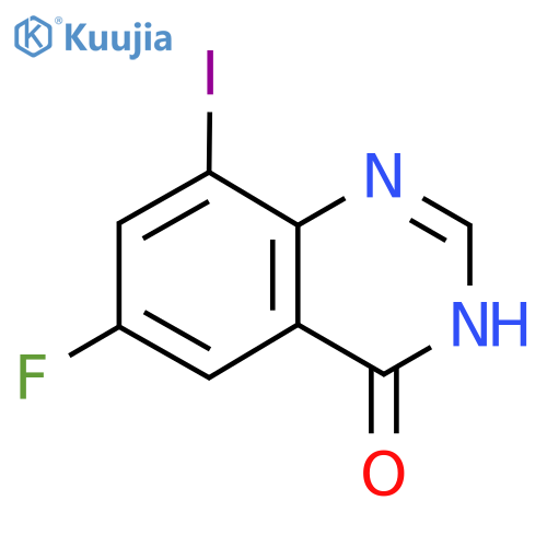 6-fluoro-8-iodo-3,4-dihydroquinazolin-4-one structure