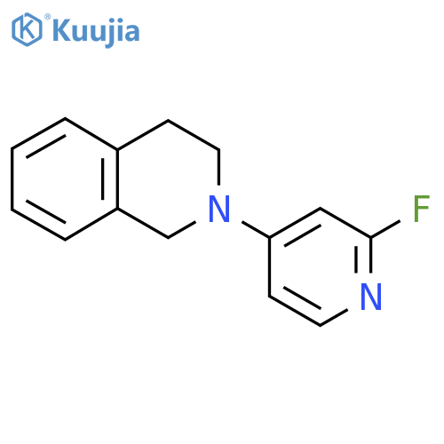 2-(2-Fluoropyridin-4-yl)-1,2,3,4-tetrahydroisoquinoline structure