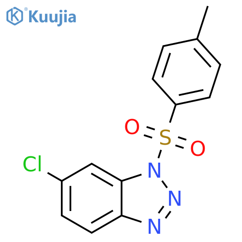 6-Chloro-1-[(4-methylphenyl)sulfonyl]-1H-benzotriazole structure