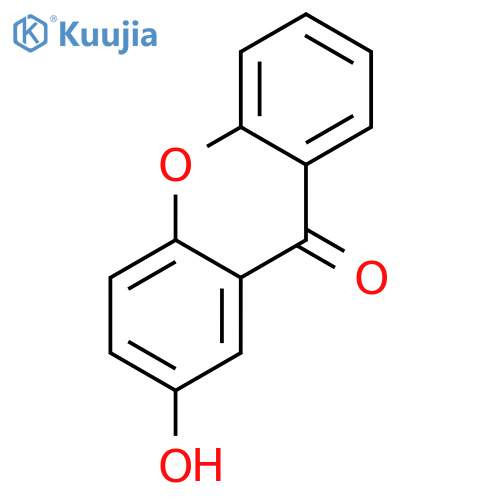 2-HYDROXY-9H-9-XANTHENONE structure