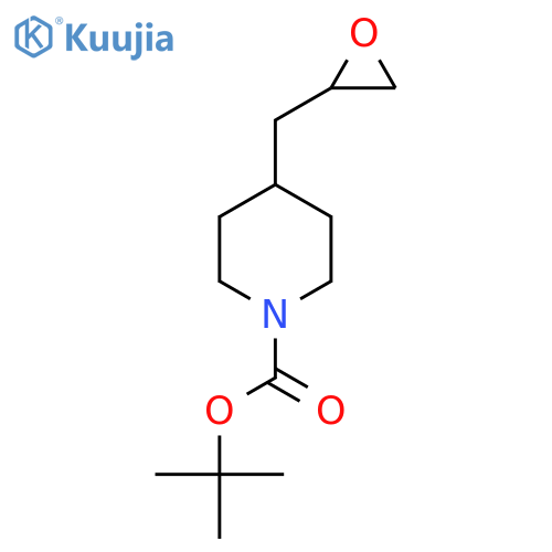 tert-butyl 4-(oxiran-2-yl)methylpiperidine-1-carboxylate structure