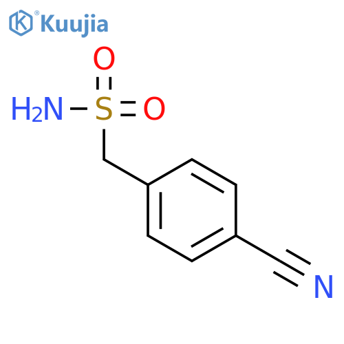 (4-cyanophenyl)methanesulfonamide structure