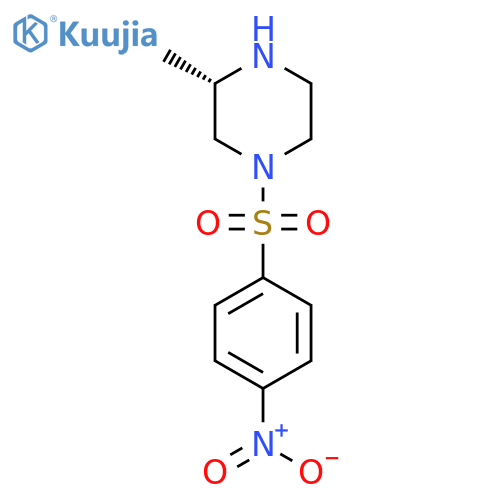 (3S)-3-methyl-1-(4-nitrobenzenesulfonyl)piperazine structure