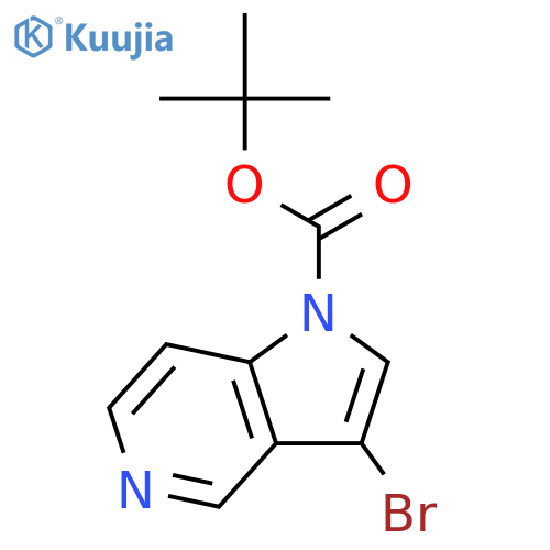 Tert-Butyl 3-bromo-1H-pyrrolo[3,2-c]pyridine-1-carboxylate structure