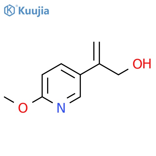 2-(6-Methoxypyridin-3-yl)prop-2-en-1-ol structure