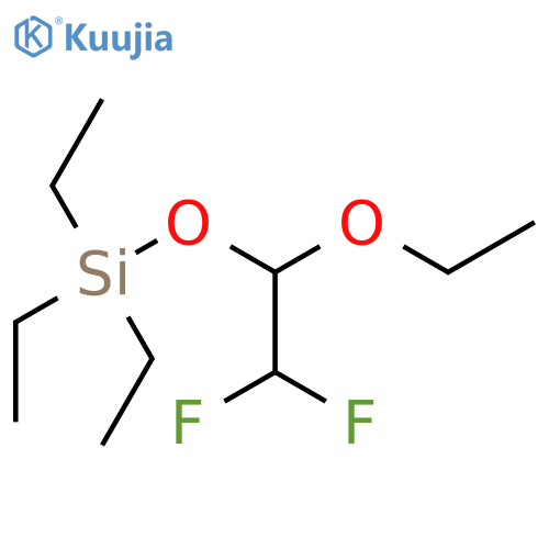(1-Ethoxy-2,2-difluoroethoxy) triethylsilane structure