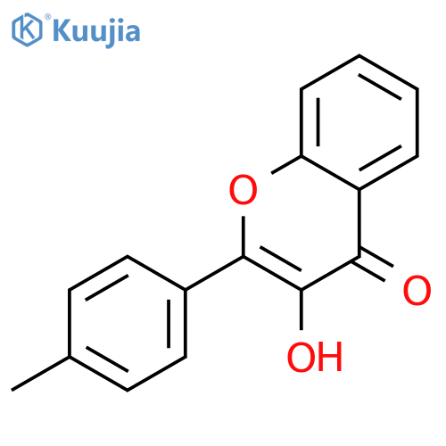 3-hydroxy-2-(4-methylphenyl)-4H-chromen-4-one structure