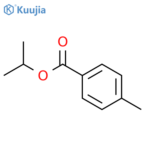 Benzoic acid,4-methyl-, 1-methylethyl ester structure