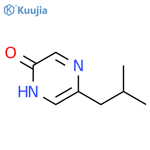 5-(2-methylpropyl)-1,2-dihydropyrazin-2-one structure