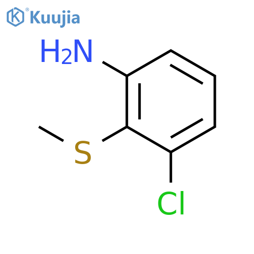 3-chloro-2-(methylsulfanyl)aniline structure