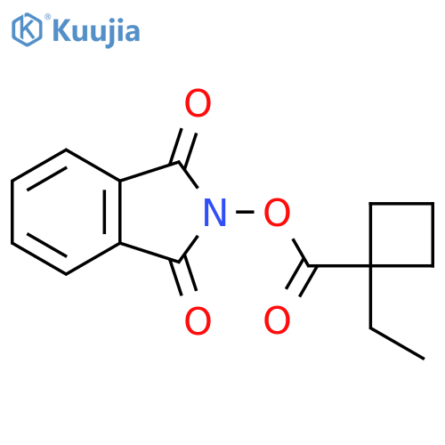 1,3-dioxo-2,3-dihydro-1H-isoindol-2-yl 1-ethylcyclobutane-1-carboxylate structure