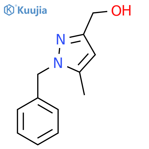1-Benzyl-5-methyl-1H-pyrazole-3-methanol structure