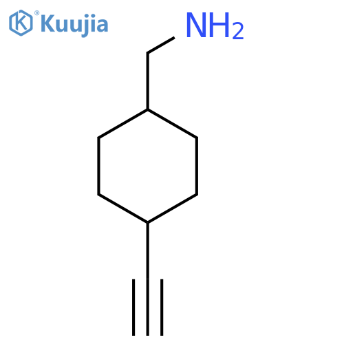 [(1r,4r)-4-Ethynylcyclohexyl]methanamine structure