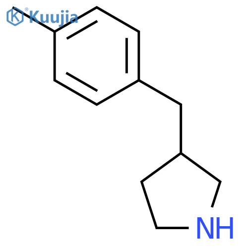 3-(4-methylphenyl)methylpyrrolidine structure