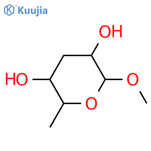 3,6-Dideoxy-xylo-hexose; β-L-Pyranose-form, Me glycoside structure