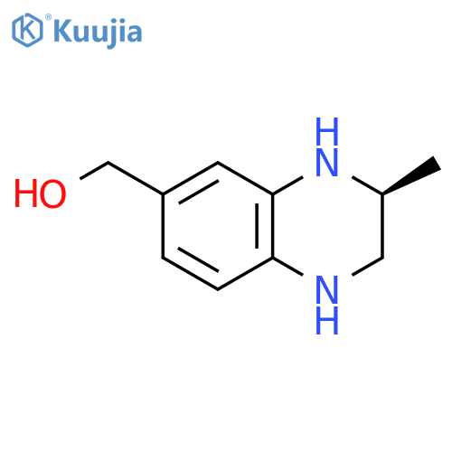 (S)-(3-Methyl-1,2,3,4-tetrahydroquinoxalin-6-yl)methanol structure
