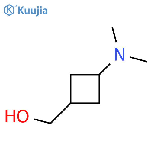 [trans-3-(dimethylamino)cyclobutyl]methanol structure