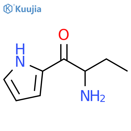 2-Amino-1-(1H-pyrrol-2-yl)butan-1-one structure