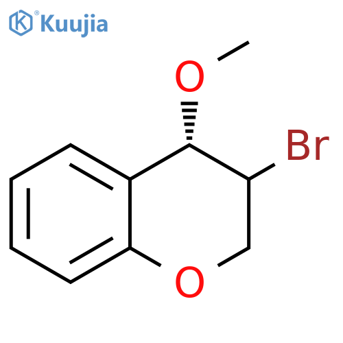 (4S)-3-bromo-4-methoxy-3,4-dihydro-2H-1-benzopyran structure