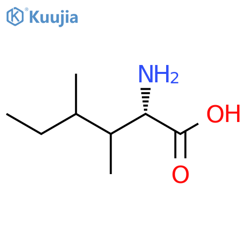(2S)-2-Amino-3,4-dimethylhexanoic acid structure