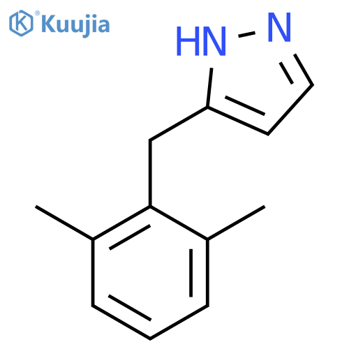 3-(2,6-Dimethylbenzyl)-1H-pyrazole structure