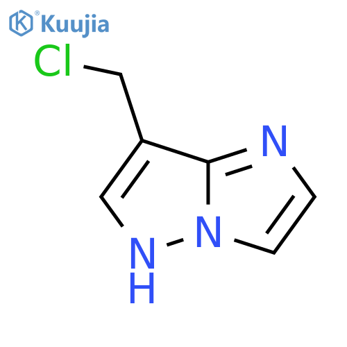 7-(chloromethyl)-1H-imidazo[1,2-b]pyrazole structure