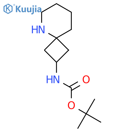 tert-butyl N-{5-azaspiro3.5nonan-2-yl}carbamate structure