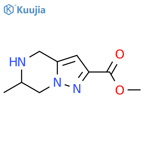 Methyl 6-methyl-4,5,6,7-tetrahydropyrazolo[1,5-a]pyrazine-2-carboxylate structure