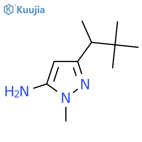 3-(3,3-Dimethylbutan-2-yl)-1-methyl-1H-pyrazol-5-amine structure