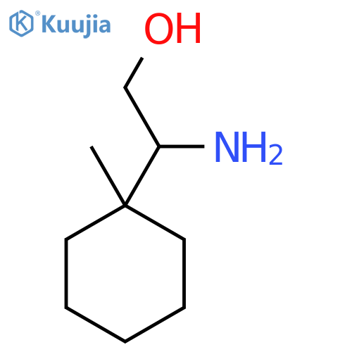 2-amino-2-(1-methylcyclohexyl)ethan-1-ol structure