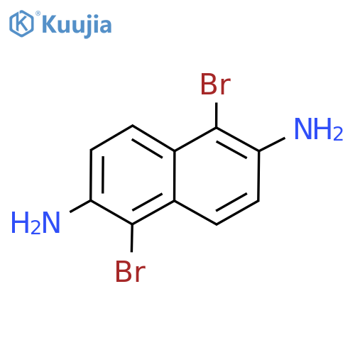 1,5-Dibromonaphthalene-2,6-diamine structure