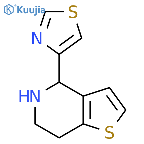 4-{4H,5H,6H,7H-thieno3,2-cpyridin-4-yl}-1,3-thiazole structure