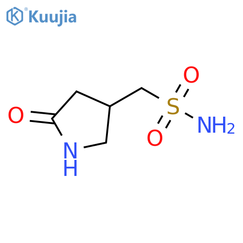 (5-Oxopyrrolidin-3-yl)methanesulfonamide structure