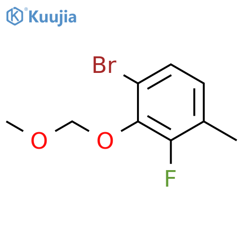 1-Bromo-3-fluoro-2-(methoxymethoxy)-4-methylbenzene structure
