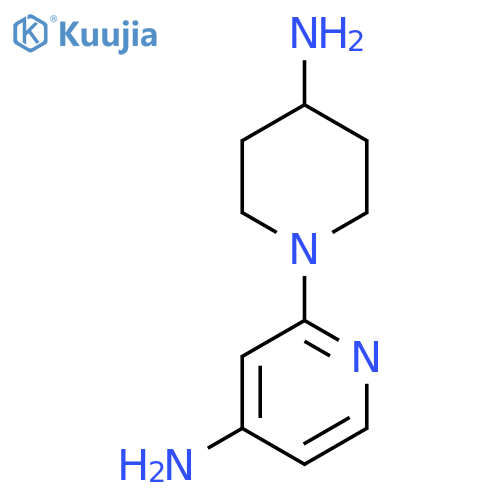 2-(4-Aminopiperidin-1-yl)pyridin-4-amine structure